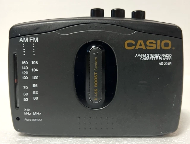Lecteur Cassette Walkman Casio AS-320R – Radio FM/AM – Japon – Pour Pièces