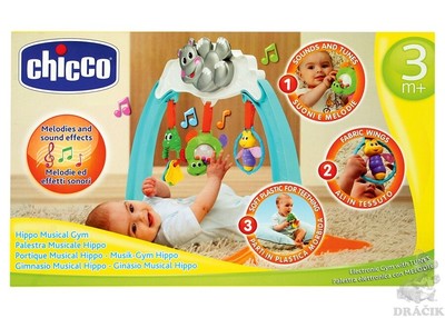 Chicco GIOCHI CHICCO PALESTRA MUSICALE HIPPO PRIMI MOVIMENTI BIMBO/A 3M COD CHICCO 