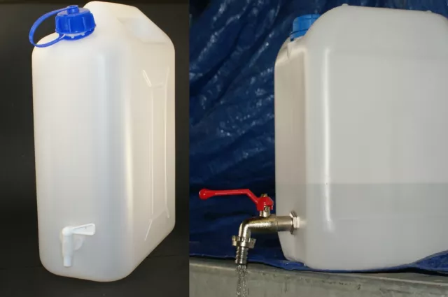 Wasserkanister mit Hahn 10L Trinkwasserkanister Camping Wasser Behälter Tank