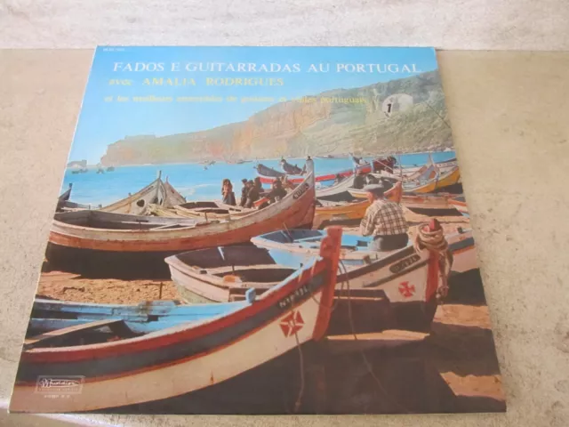 LP vinyl 33t . Amalia Rodrigues – Fados E Guitarradas Au Portugal