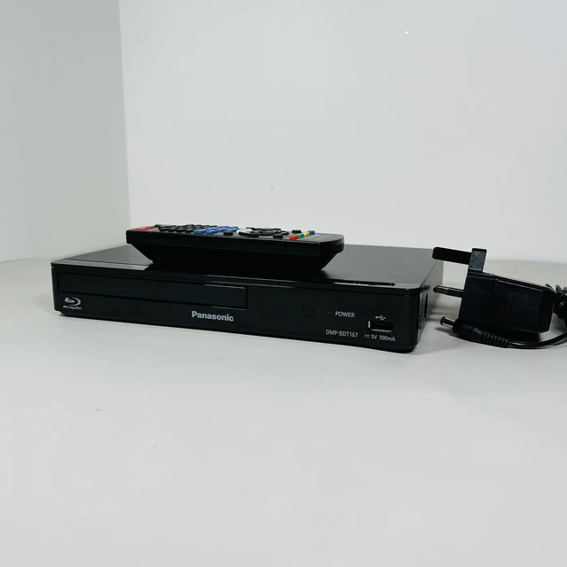 PANASONIC DMPBDT167 3D Bluray Player Multi region DVD Region 2 BluRay £44.95 PicClick UK