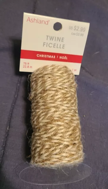 Ashland Natural Tan / creme Craft Cord Twine