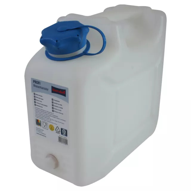 3x Wasserkanister PROFI 20 Liter mit Hahn NEU Trinkwasser-Kanister 2er Set  20L : : Sport & Freizeit
