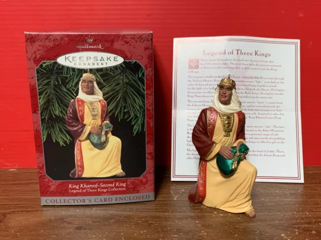 1998 King Kharoof 2nd Hallmark Keepsake Ornament Legend Of 3 Kings Collection