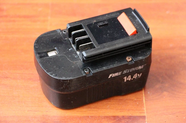 GENUINE BLACK AND Decker Fire Storm A14 14.4V Battery Pack. 24.99