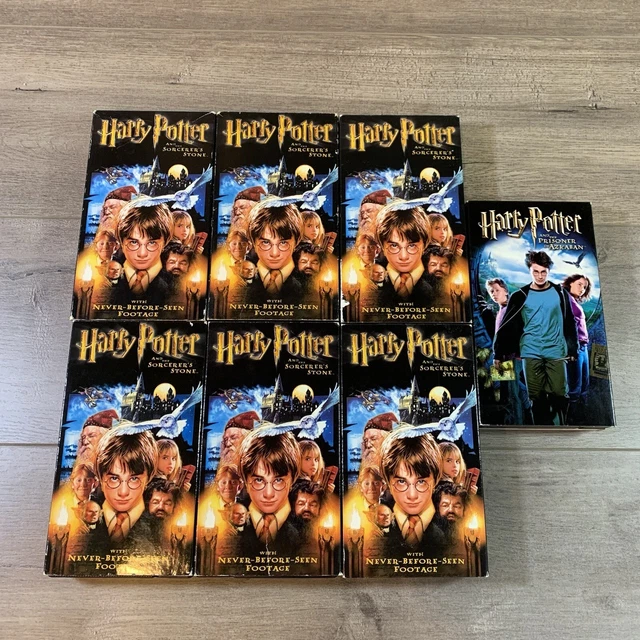 HARRY POTTER VHS Lot x6 Sorcerer’s Stone And x1 Prisoner Of Azkaban 19