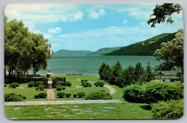 Otsego Lake Cooperstown New York Ny James Fenimore 1962 Pm Postcard