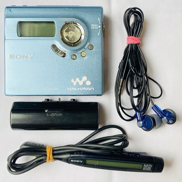 SONY MZ-N920 SILVER Net MD Walkman Portable Minidisc Player