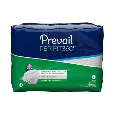 PREVAIL PER-FIT 360 Degree Maximum Plus Absorbency Briefs, Size 2, 72ct ...