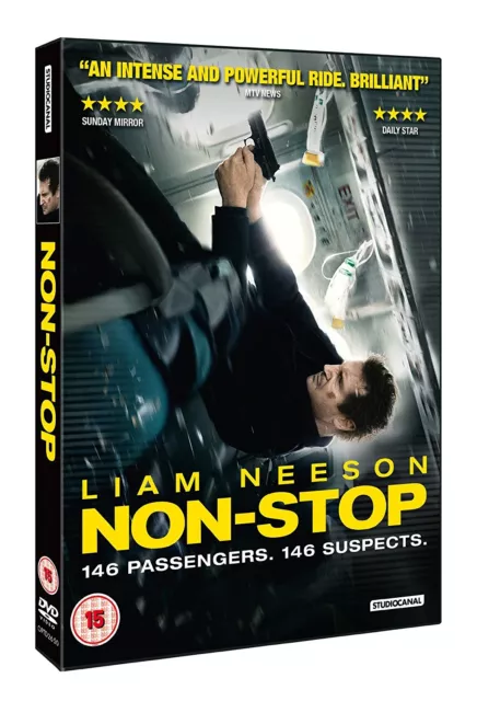 Non-Stop [DVD] [2014] New Sealed UK Region 2 - Liam Neeson Julianne Moore