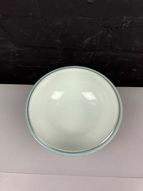 Denby Jetty Cereal Bowl Blue and White 7" Wide Last 6 Available 3