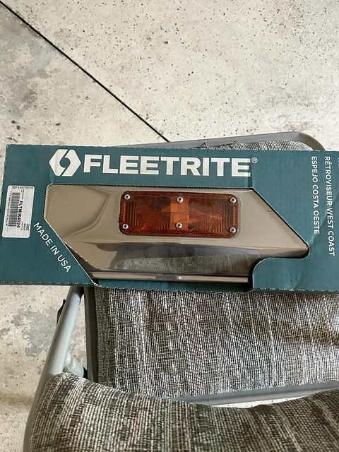 Fleetrite Fltmir4024 Oem West Coast Style 7"X16" Heated Mirror For Trucking