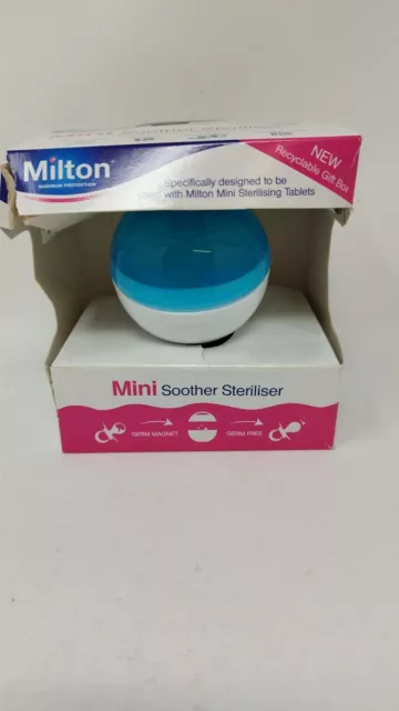 Mini chupete portátil Milton Baby niño pequeño 100% impermeable esterilizador