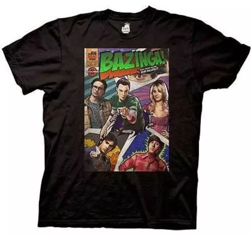 Licence Officielle Big Bang Theory Bazinga Bd Livre Housse T Shirt Petit