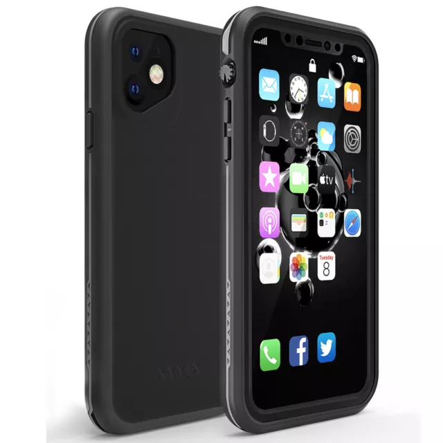 For iPhone 11 Phone Case Covers Fre Waterproof Life Shock proof Screen Protector