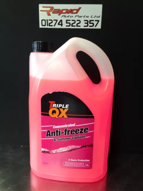 Triple QX 5L Rot Frostschutzmittel Sommer Kühlmittel Konzentriert 5 Liter GL12+