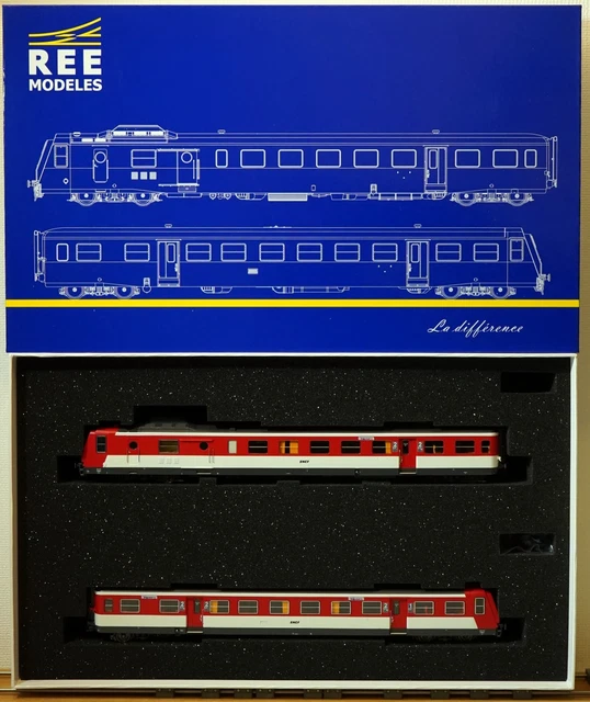 Autorail RGP 2 modernisé SNCF orange et argent