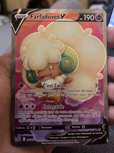 Carte Pokémon Farfaduvet V FA 160/172 FR Neuve