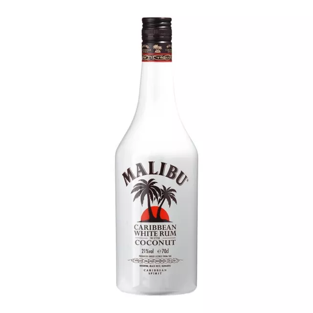 Malibu Original Rum 70Cl White Rum With Coconut Flavoured Barbados Rum Spirits