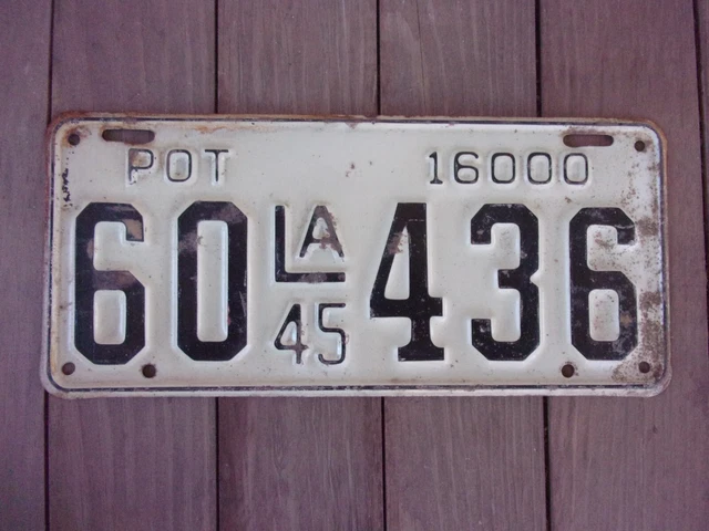 US Louisiana, License Plates, Automobilia, Transportation, Collectibles