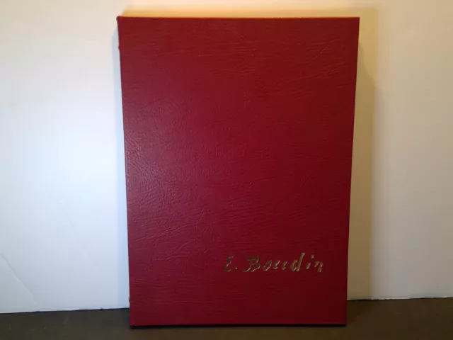 1983 Easton Press Leather Bound Collector's Edition E Boudin Book