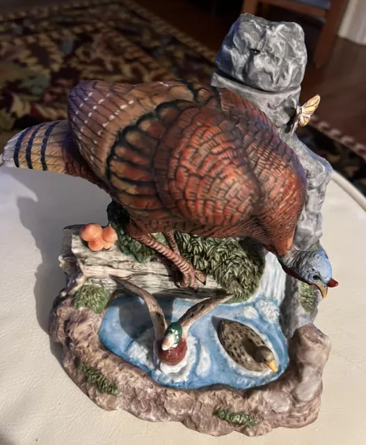 Austin Nichols Wild Turkey Decanter Limited Edition  “Habitat I-A” 1988  Empty