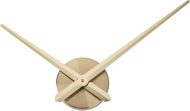 AILILIFE 3D Clock Hands, DIY Large Movement Mechanism with Alat001-gold