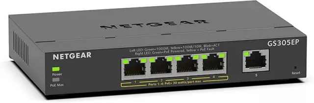 Marchand: Netgear GS305EP Poe Commutateur 4 Port Gigabit Ethernet Lan