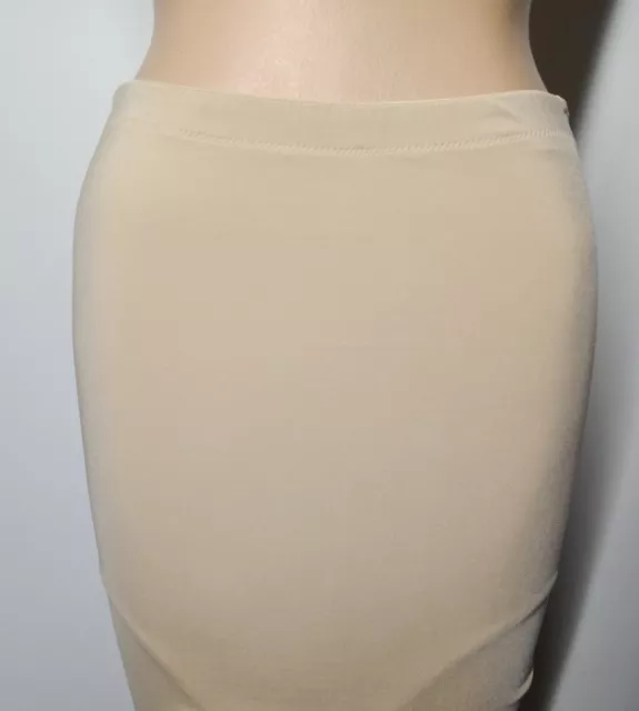 Maidenform Comfort Devotion High Waist Skirt with Panty Girdle Nude Size Lg
