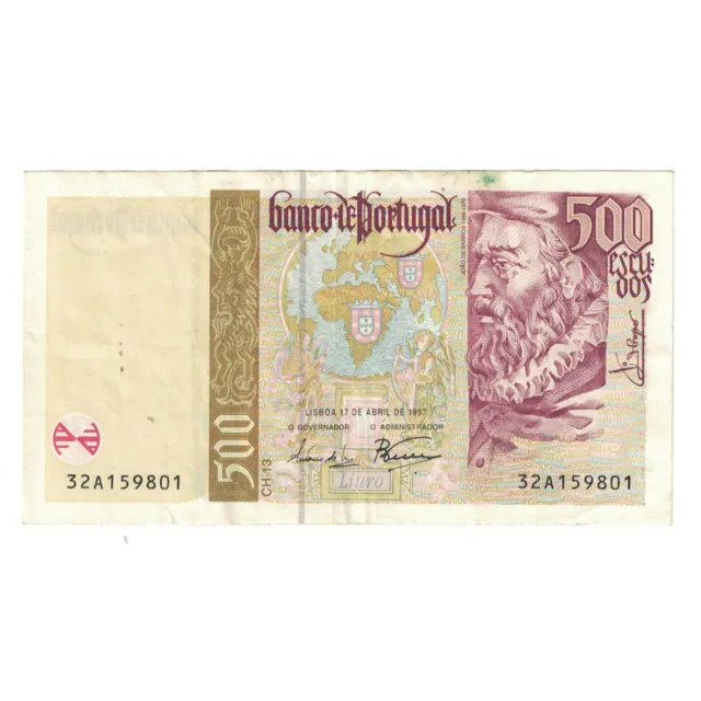 [#244195] Banknote, Portugal, 500 Escudos, 1997, 1997-09-11, KM:187b, EF