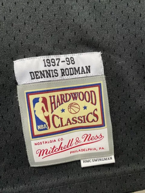 Chicago Bulls #91 Dennis Rodman Mitchell & Ness HWC NBA Jersey - Mens XL 3