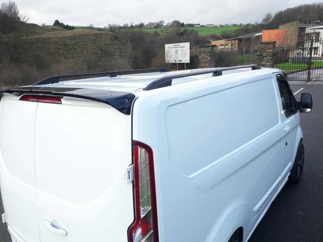 Ford Transit Custom Load Rails FORD TRANSIT CUSTOM LWB Roof Bars Rails Rack m sport rs Set - BLACK ...