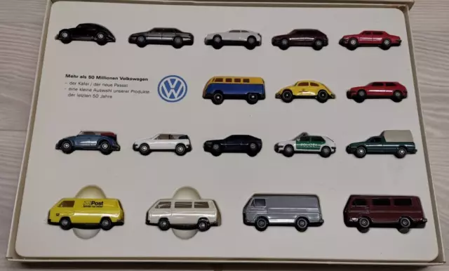 Herpa 50 Millionen Volkswagen AG 17x Modellauto Set VW PKW HO 1:87 mit OVP 2