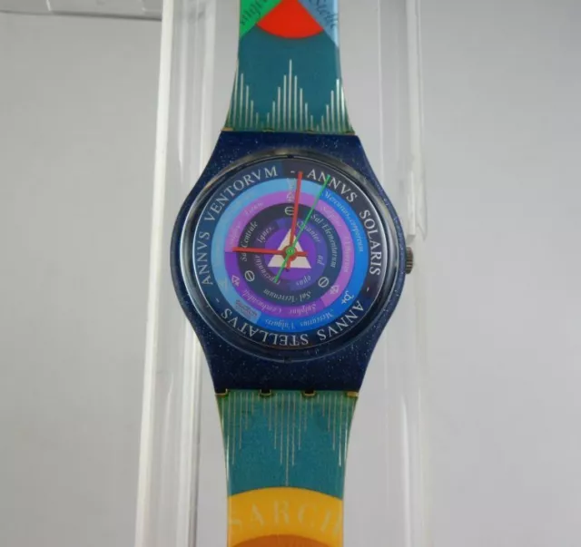 Swatch Tarot GN131 Gent 1993 Quarz mit Box ungetragen