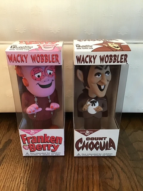 WACKY WOBBLER COUNT CHOCULA ＋Franken Franken Berry Count Chocula Wacky Wobbler Set Of 4 Regular