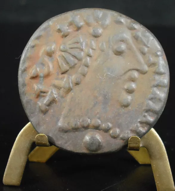MEDAL MEDIEVAL CHARIBERT II Farthing Coin Gold 632 Main Cu 1970