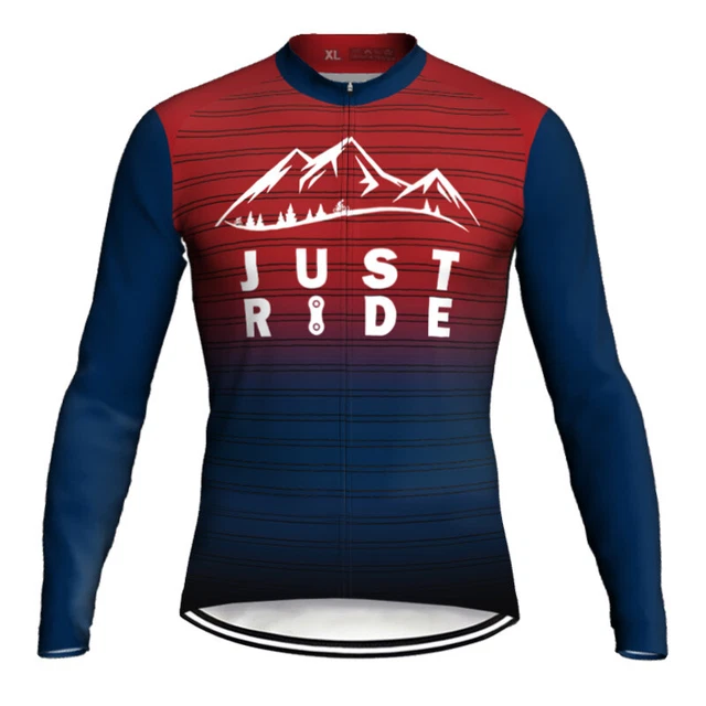 MEN CYCLING JERSEY Bike Jacket Biking Shirt MTB Ropa Bicycle Motocross