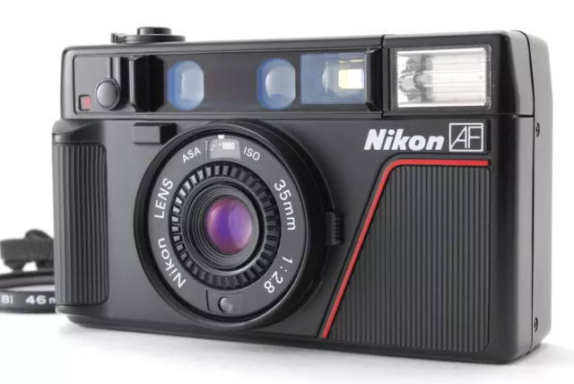 Read "ISO 1000" [NEAR MINT] Nikon L35 AF Pikaichi 35mm Film Camera JAPAN