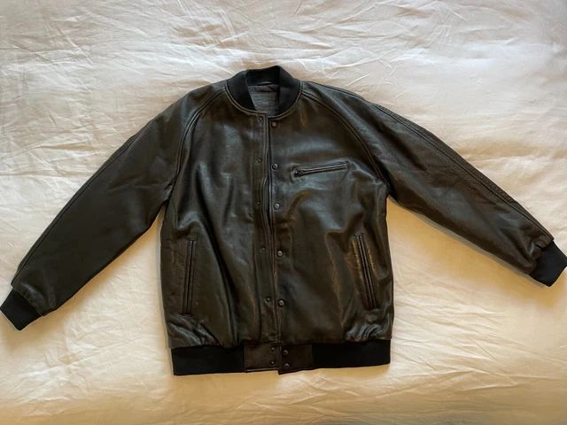 NEW (without tags) Black Levi's Leather Jacket with Thermore Lining.  NEVER WORN