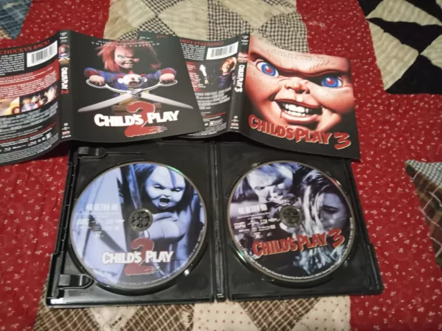 Never Played or used Child's Play 2 3 4k UHD ULTRA HD BLU-RAY horror