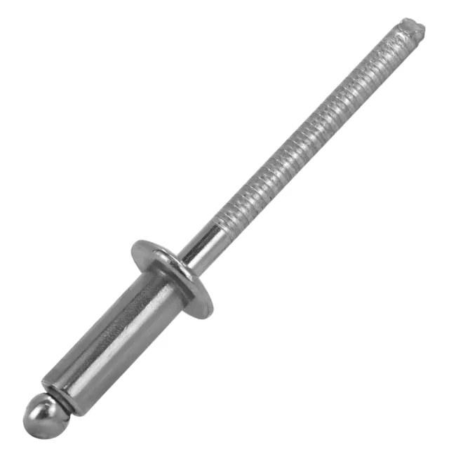 Rivetti ciechi testa piatta ISO 15983 acciaio inox/acciaio inox per spessore materiale 0,5-9,5 mm