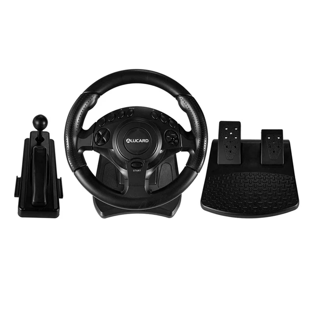 RACING GAMING STEERING Wheel Pedal Kit Driving Simulator for Xbox One