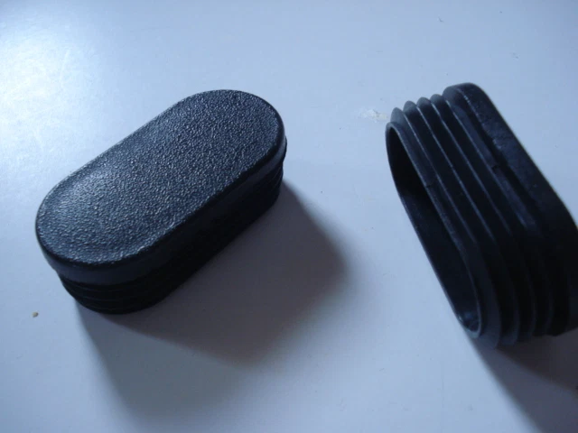 10 EMBOUTS BOUCHONS Ailette PVC Pour Tube Rond 40mm M8 + 10 Pieds - Foto 12