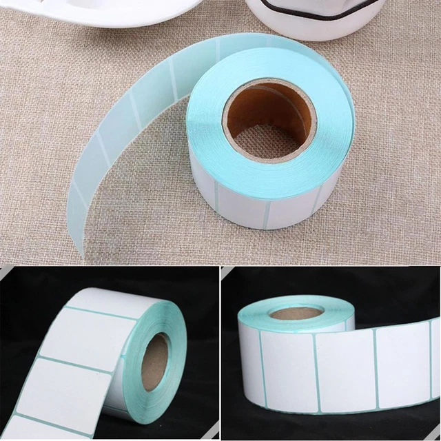Supplies Blank Tag Thermal Sticker Adhesive Paper Waterproof Package Label