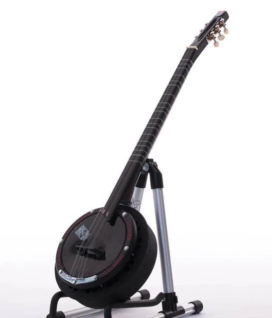 Turkish Cumbus Cura Small Saz Black Zeynel Abidin Cümbüş Original Instrument