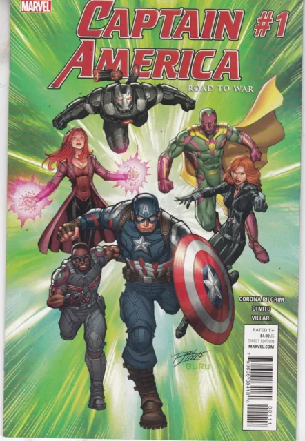 Marvel Comics Captain America Road To War #1 June 2016 Same Day Dispatch