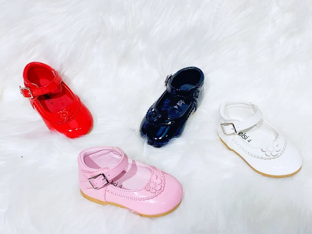 Scarpe da battesimo nuove bambine brillanti ballo di nozze festa battesimo
