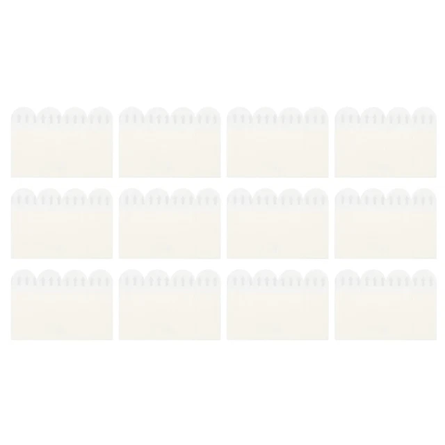 Tiras colgantes de imagen, paquete de 48 cintas adhesivas de doble cara, blancas