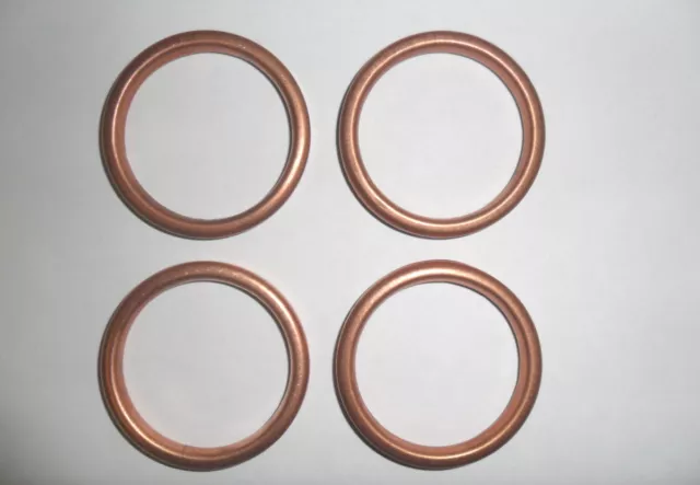 EXHAUST GASKETS for SUZUKI GSF650 BANDIT Set of 4