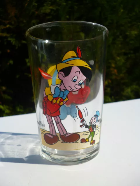 👿 Verre A Moutarde Pinocchio, Jiminy Vintage Hauteur 10 Cm